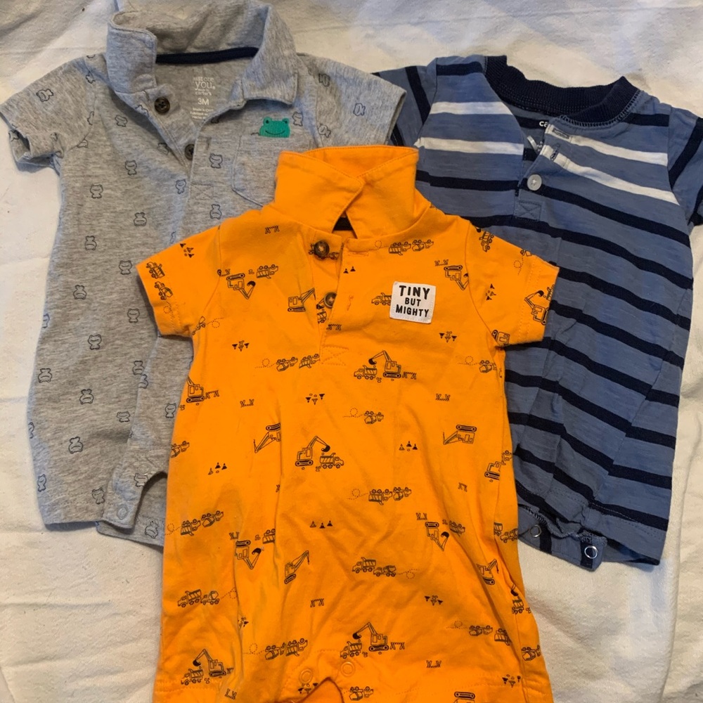 Bundle Carter’s boy’s romper